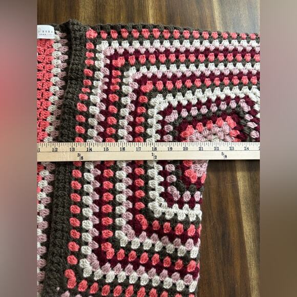 Sems Eyes Crocheted Hand Crafted Cardigan Size Measurements Pictures Bohemian - Picture 6 of 6